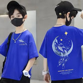 Kids Loose Cotton Tee – Oversized Fit for Maximum Airflow